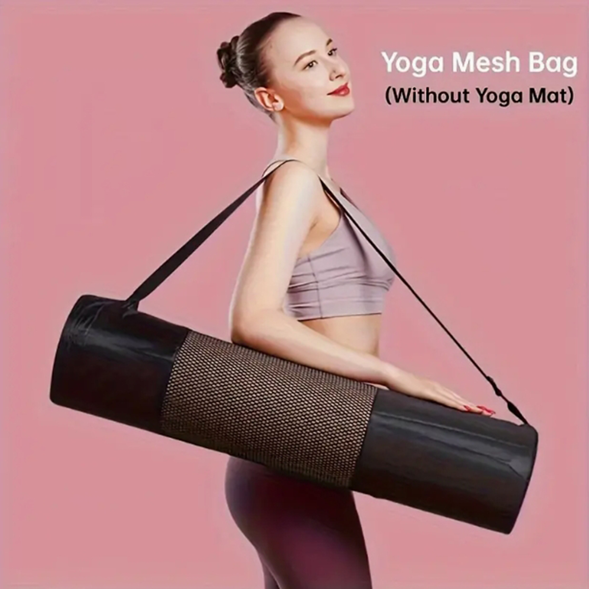 Yoga Fitness Usa - 1 Breathable Yoga Mat Storage Mesh