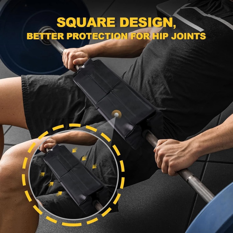 Square Hip Thrust Pad Barbell  - огляд і ціна Hip Thrust Pad