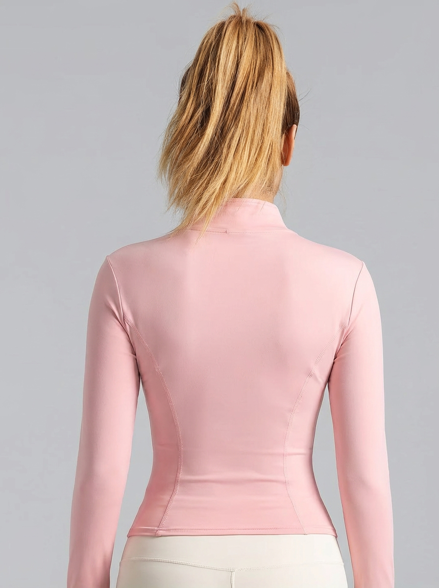 New Women Light Pink Yoga Coat - огляд і ціна Yoga Fitness Usa
