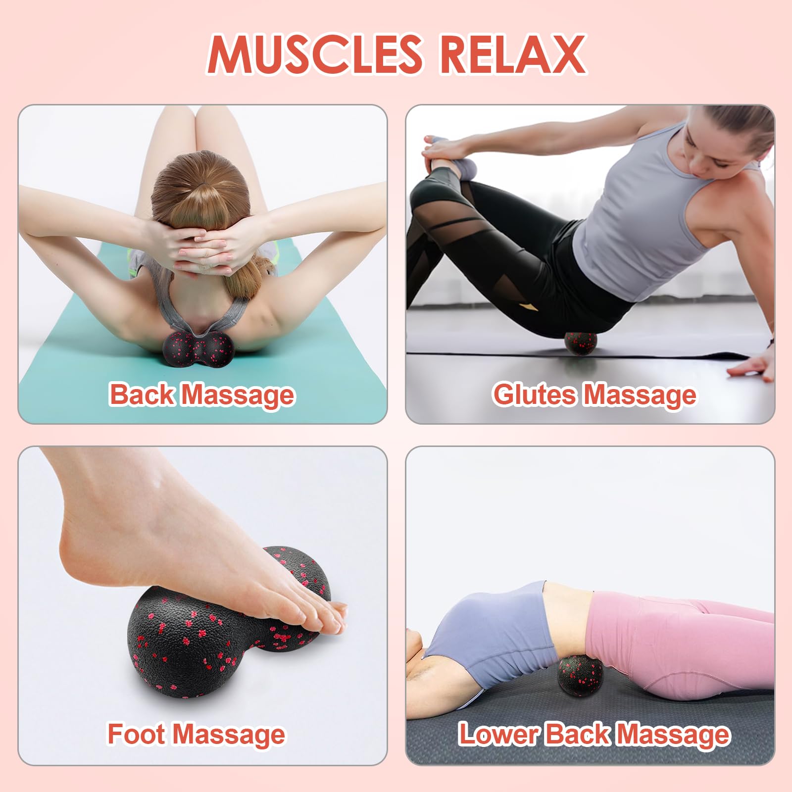 Hollow Yoga Roller Massage Pea - огляд і ціна Shoulder Massage Ball