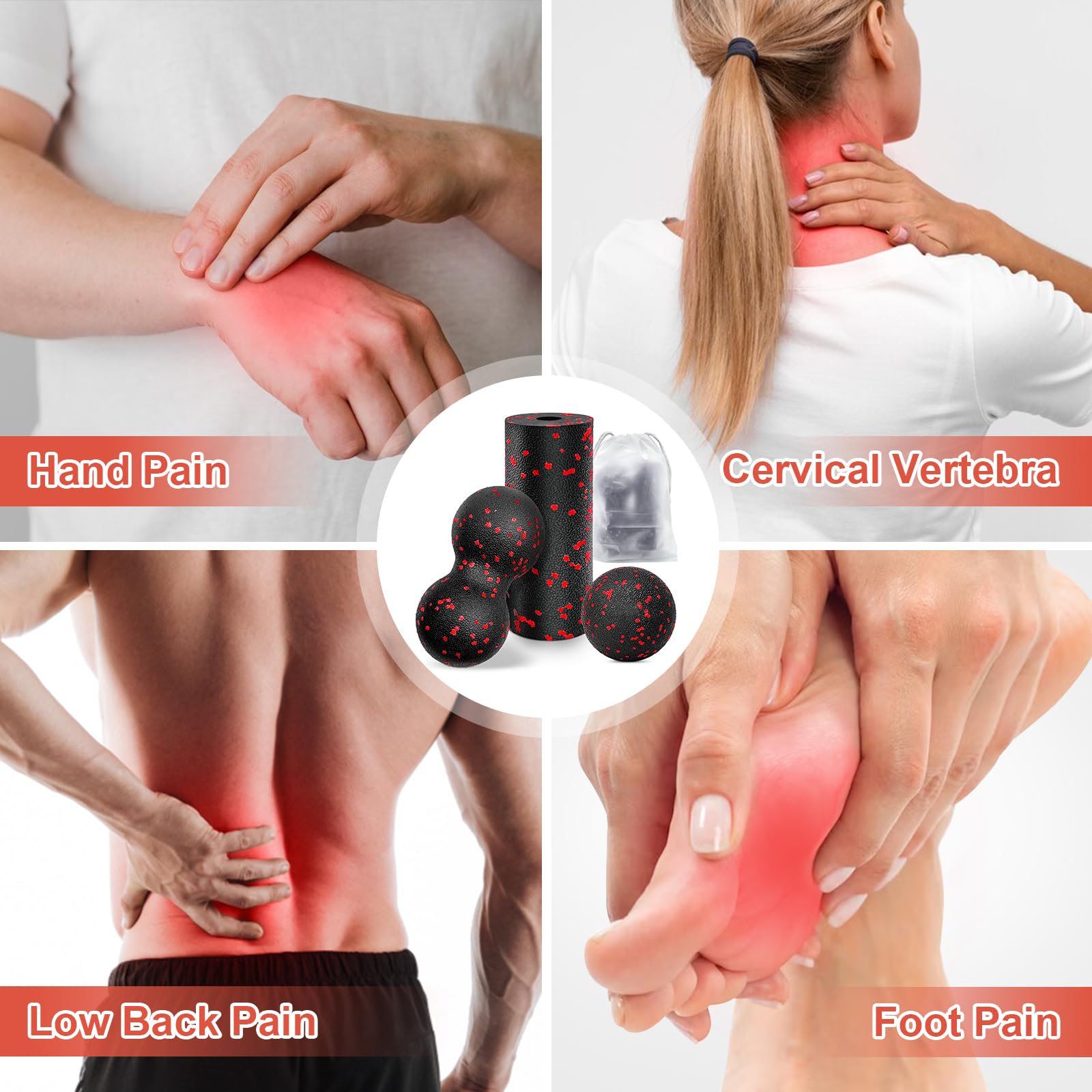 Hollow Yoga Roller Massage Pea - огляд і ціна Shoulder Massage Ball