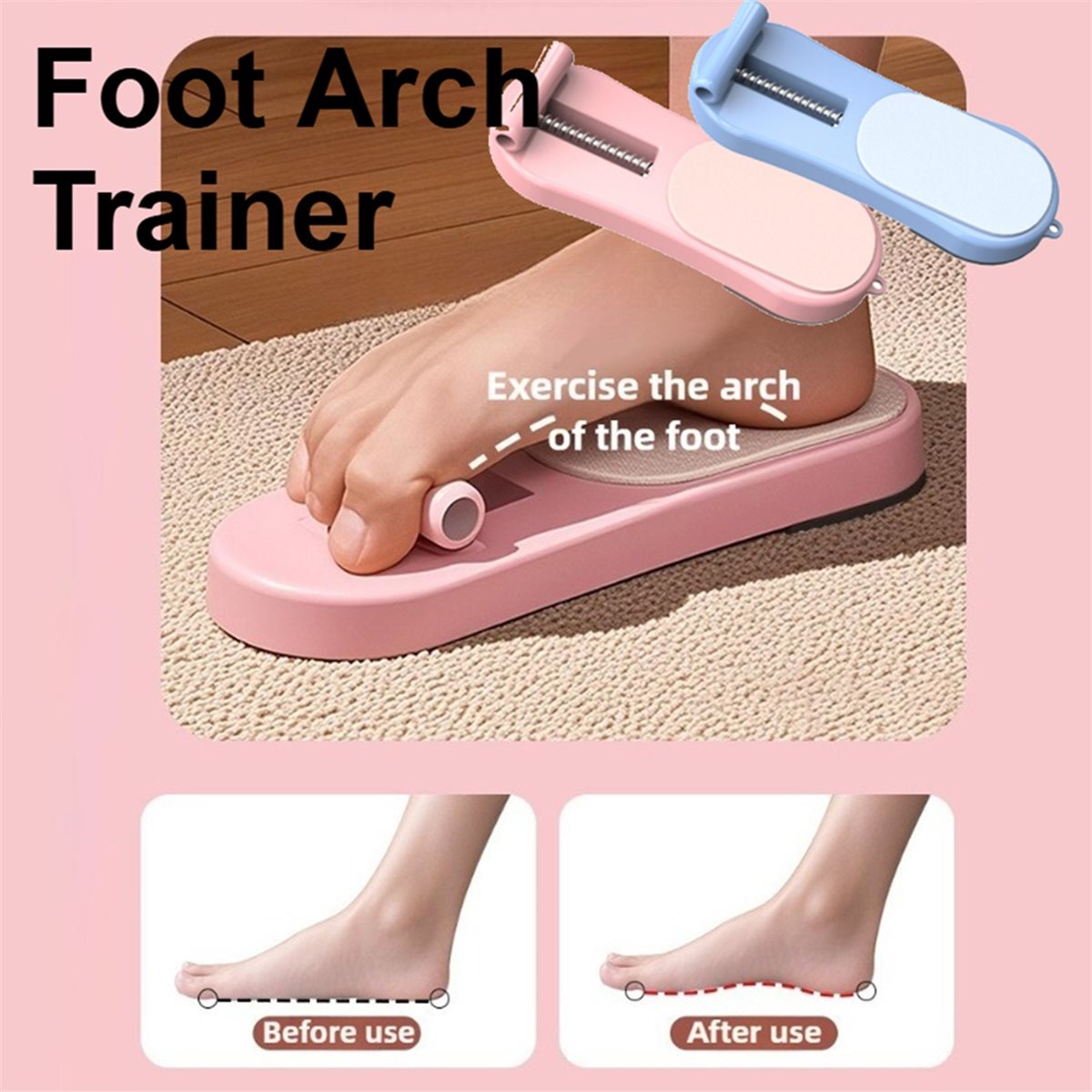 [NEW] Foot Arch Trainer Anti S - огляд і ціна Yoga Fitness Toes Arch