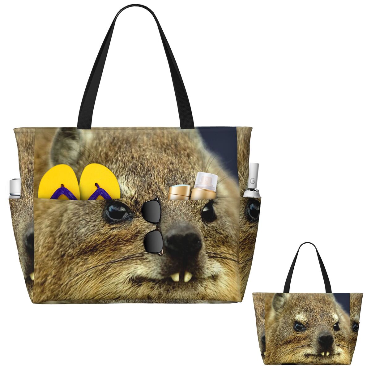 Rock Hyrax Photo Beach Tote Ba - огляд і ціна Yoga Fitness Photos