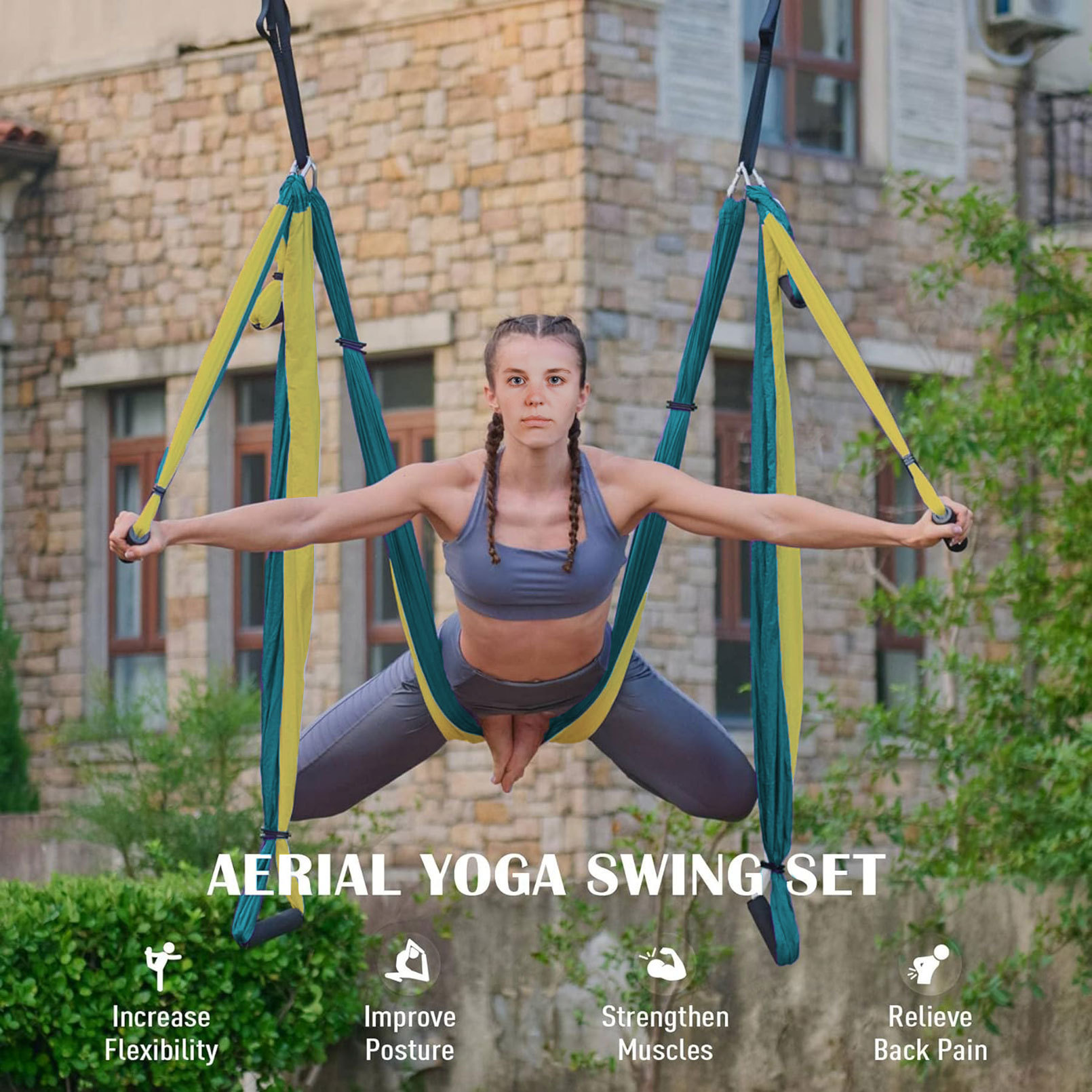 Гамак Для Йоги Aerial Yoga Ham - огляд і ціна Yoga Swing Aerial