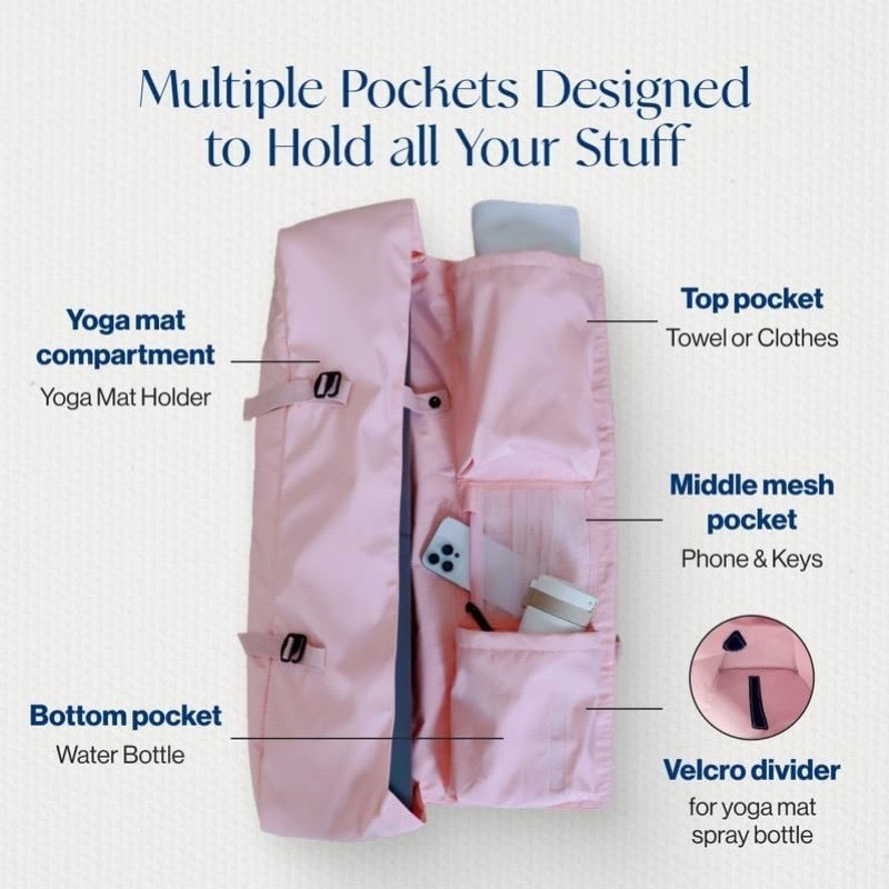 Yoga bag, yoga mat storage bac - огляд і ціна Yoga Fitness Usa