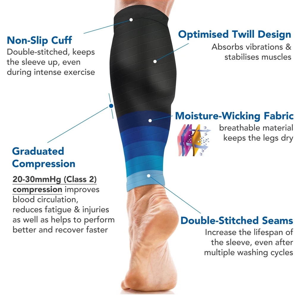 1Pair Calf Compression Sleeve  - огляд і ціна Knee Sleeve Compression