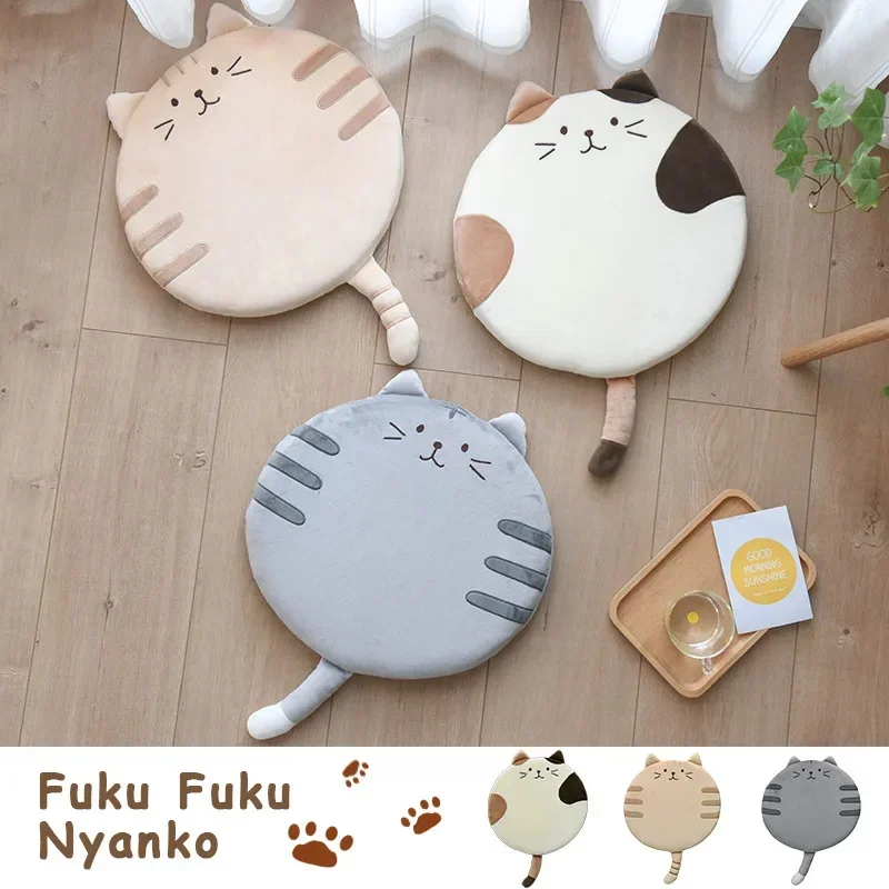 Cute Cat Round Tatami Cushion  - огляд і ціна Hip Thrust Pad